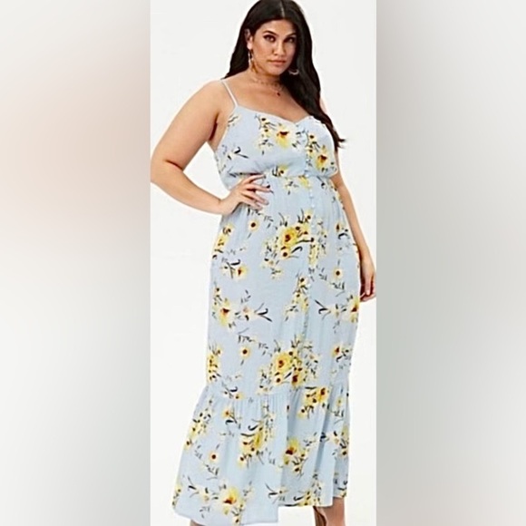 Forever 21 Dresses & Skirts - NWT FOREVER 21+ FLORAL DRESS SIZE 2X
